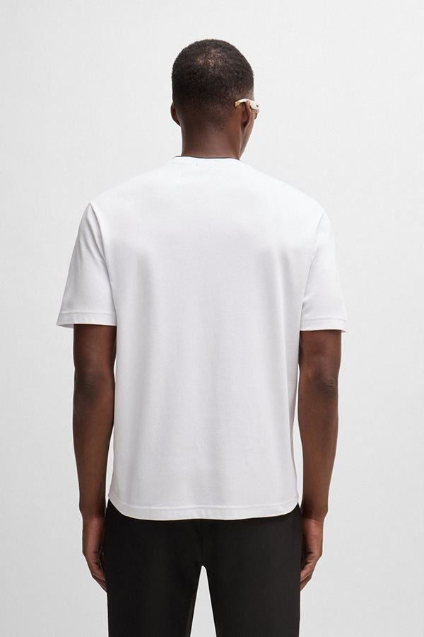 ΜΠΛΟΥΖΑ T-SHIRT BOSS - 100 ΛΕΥΚΟ